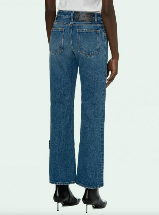 Blue Cotton Women's Jeans