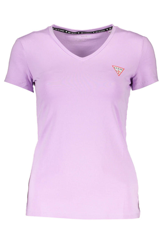 Purple Cotton Women TShirt