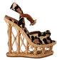 Elevate Your Style with Crystal-Embellished Wedge Sandals