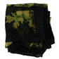 Black Yellow Floral Wrap Shawl Foulard Scarf