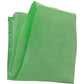 Apple Green Linen Square Foulard Head Wrap Scarf