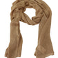 Brown Neck Wrap Winter Shawl Foulard Scarf