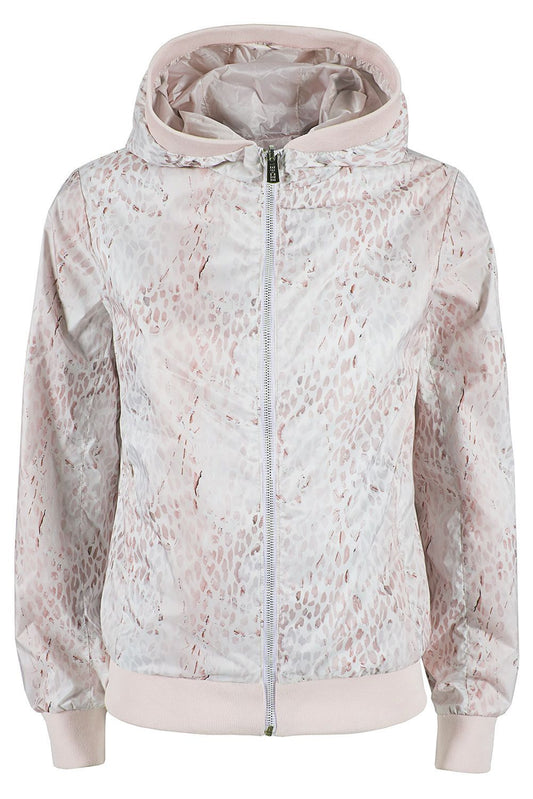 Beige Polyester Women Jacket