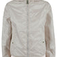 Beige Polyester Women Jacket