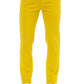 Yellow Cotton Men Jeans