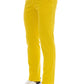 Yellow Cotton Men Jeans