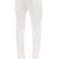 White Cotton Men's Jean