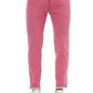 Pink Cotton Men Jeans