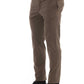 Brown Cotton Men's Pant