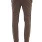 Brown Cotton Men's Pant