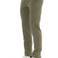 Green Cotton Men Jeans