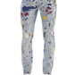 Light-Blue Cotton Men Jeans