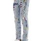 Light-Blue Cotton Men Jeans