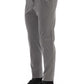 Gray Cotton Men Pant