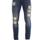 Blue Cotton Men Jeans
