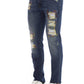 Blue Cotton Men Jeans