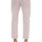 Pink Cotton Men Jeans