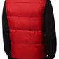 Red Polyester Men Vest