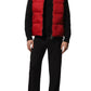 Red Polyester Men Vest