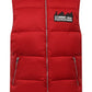 Red Polyester Men Vest