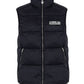 Black Polyester Men Vest