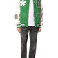 Green Polyester Men Jacket