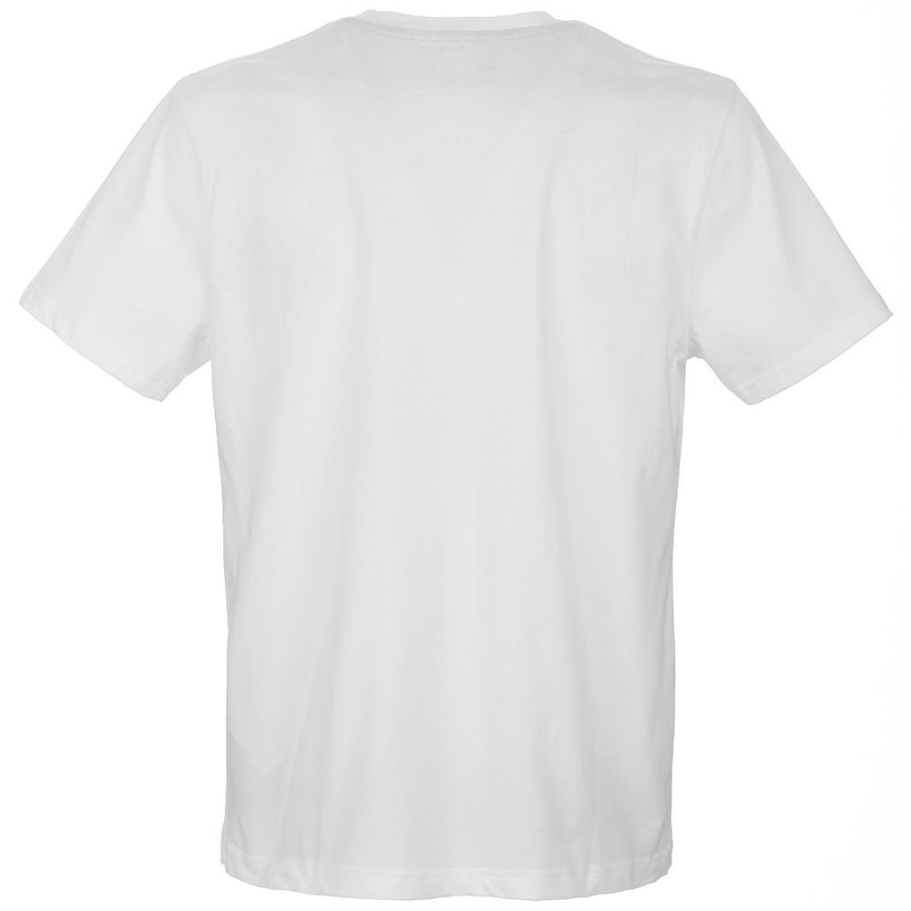 White Cotton Men T-Shirt
