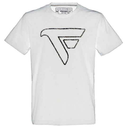 White Cotton Men T-Shirt