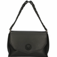 Black Polyethylene Women Crossbody Bag