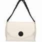 White Polyurethane Women Crossbody Bag