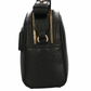 Sleek Black Double-Zip Crossbody Bag