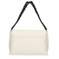 White Polyurethane Women Crossbody Bag