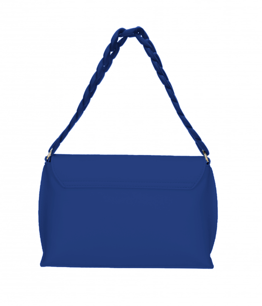 Blue Polyethylene Women Crossbody