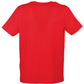 Vibrant Red Short-Sleeved Cotton Tee