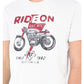 Graphic Cotton Tee for Men - Crisp White