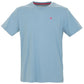 Light Blue Cotton Men T-Shirt