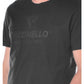 Black Cotton Men T-Shirt