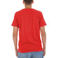 Red Cotton Men T-Shirt