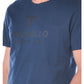 Blue Cotton Men's T-Shirt