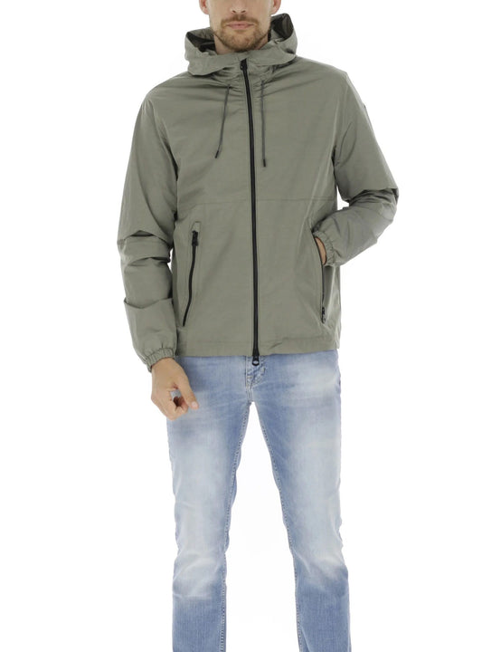 Beige Polyamide Men Jacket