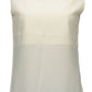 White Silk Women Top