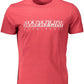 Red Cotton Men T-Shirt