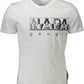 White Cotton Men T-Shirt
