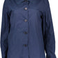 Blue Cotton Women Jacket
