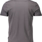 Gray Cotton Men T-Shirt