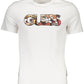 White Cotton Men T-Shirt