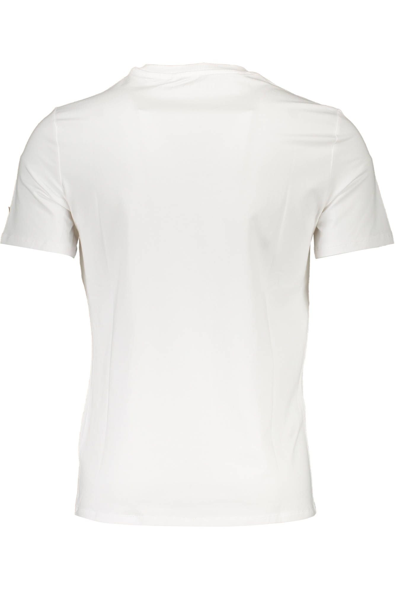 White Cotton Men T-Shirt