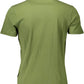 Green Cotton Men T-Shirt