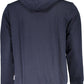 Blue Cotton Men Sweater