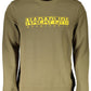 Green Cotton Men Sweater